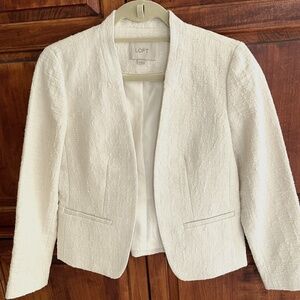 Loft Collarless Blazer